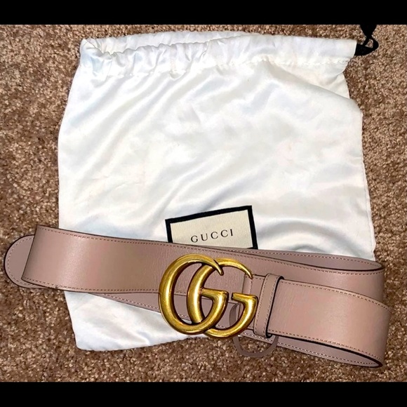 gucci belt dusty pink